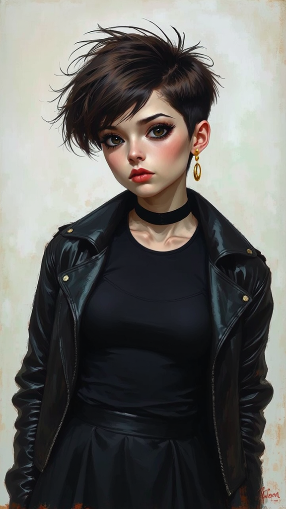 A young girl with