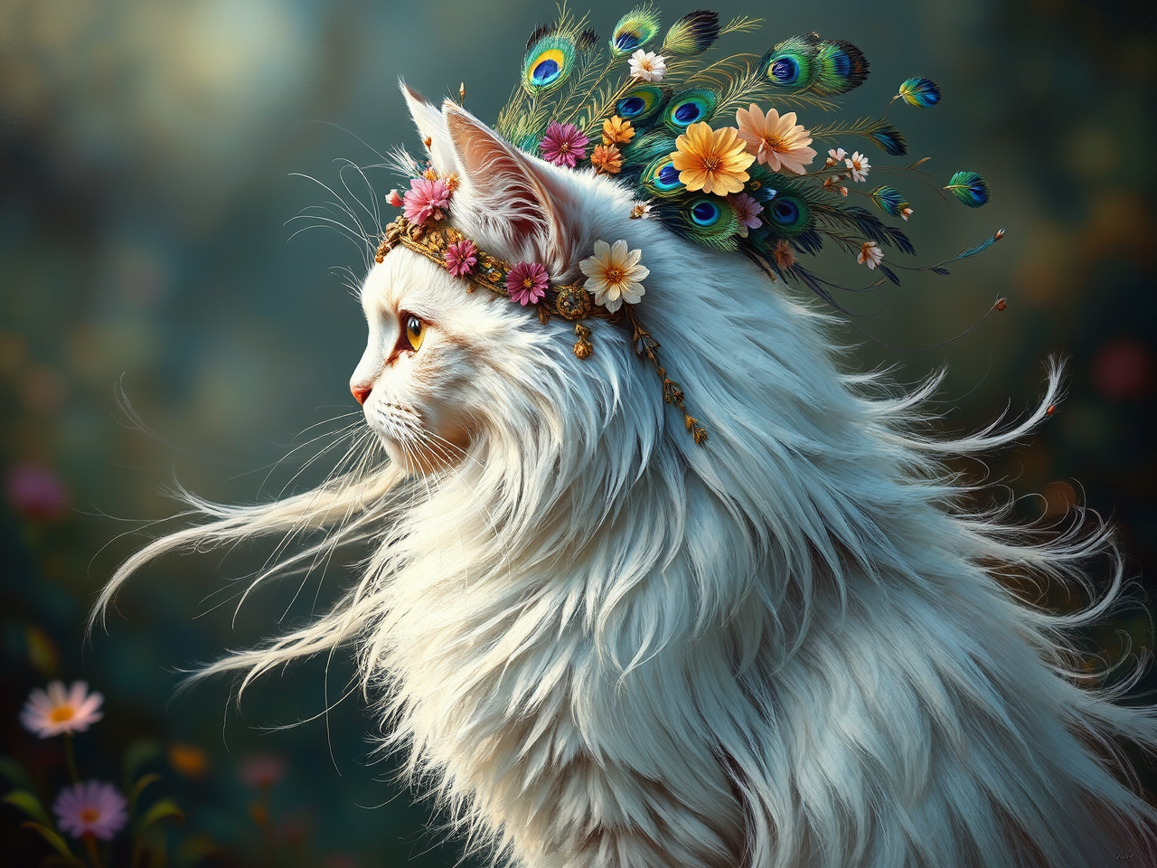 Portrait of a feline