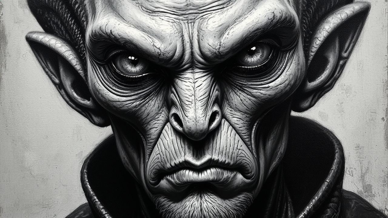 Closeup portrait of a