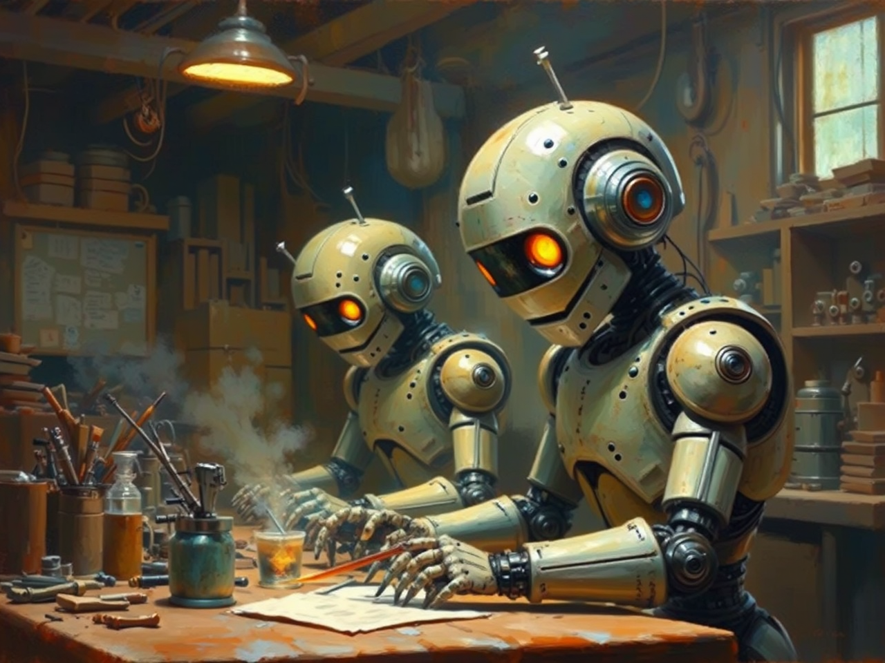 Robots manufacturing other mechanical