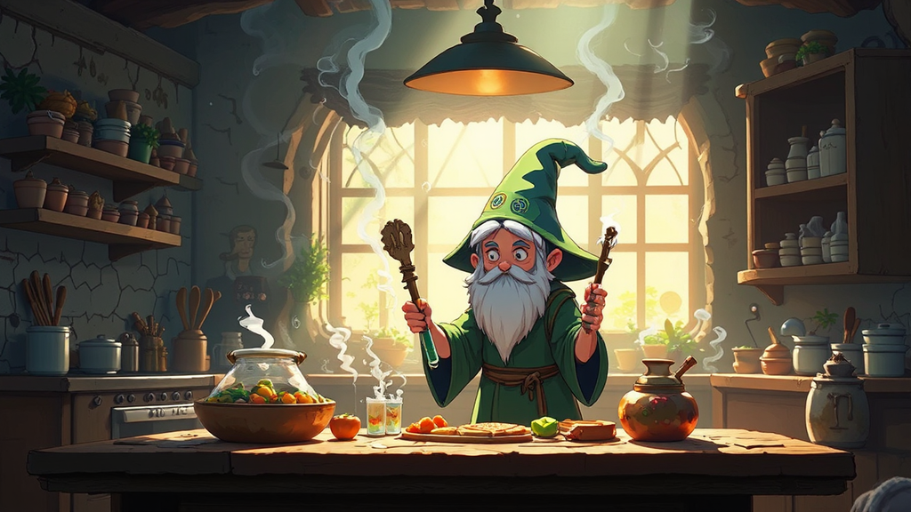A wizard in a