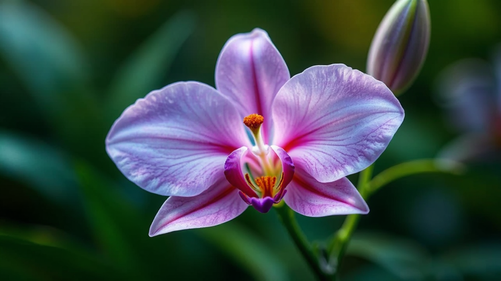 Lily orchid hybrid flower.