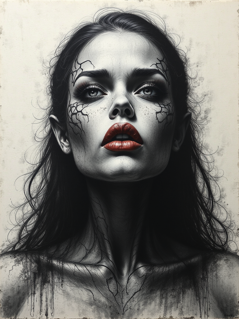 Portrait of an intense
