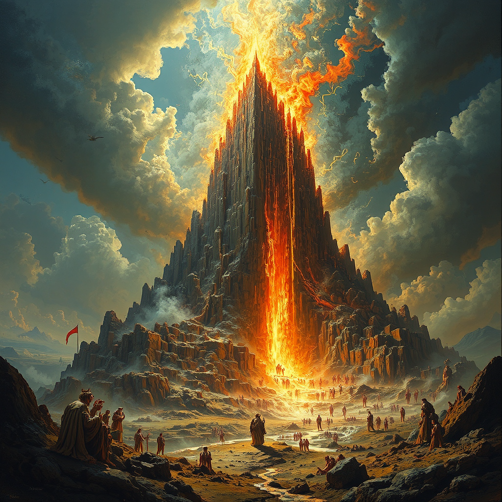Babylon being destroyed by