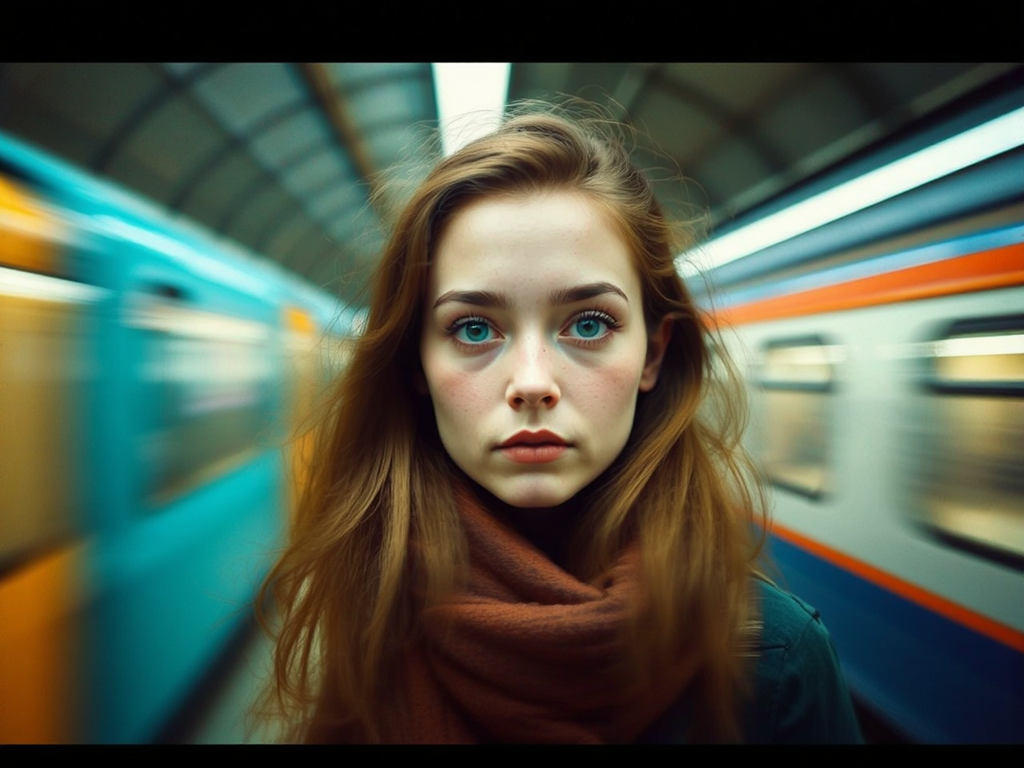 Train Station Portrait with
