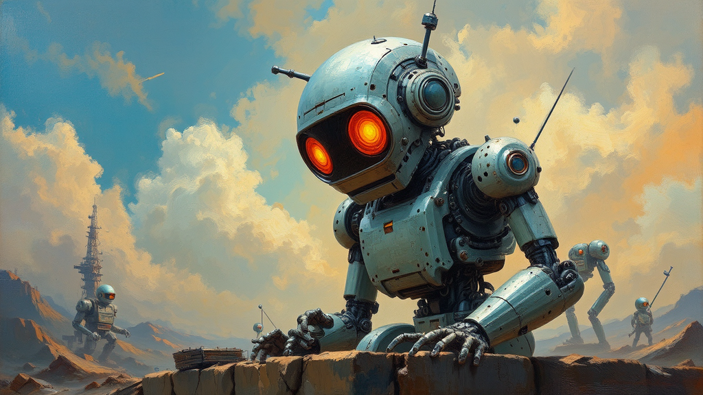 Robots constructing other mechanical