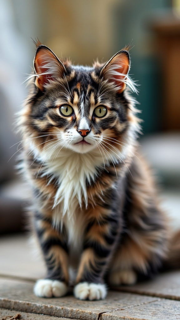 Border Collie-Tabby Cat mix
