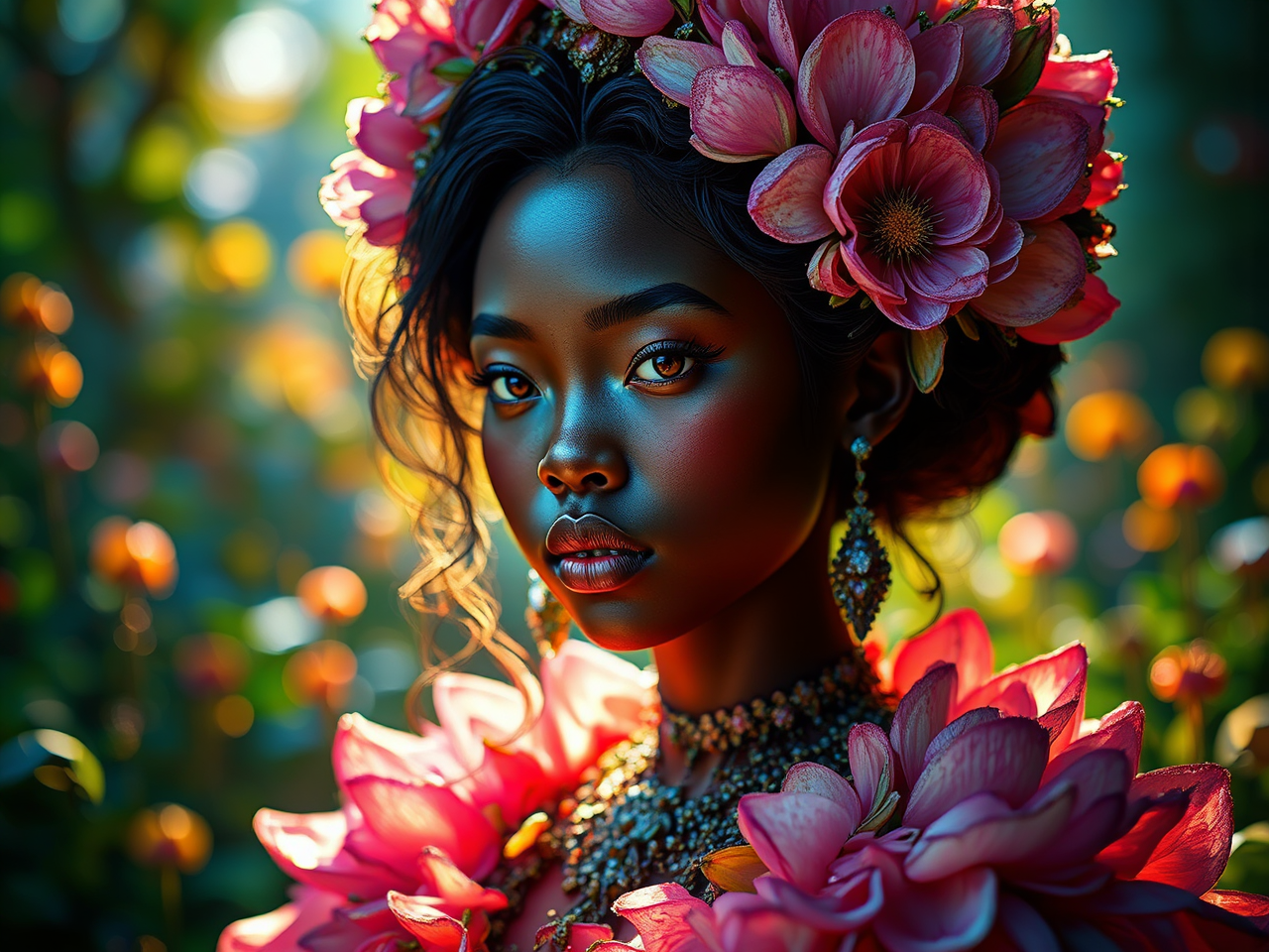 A beautiful young black