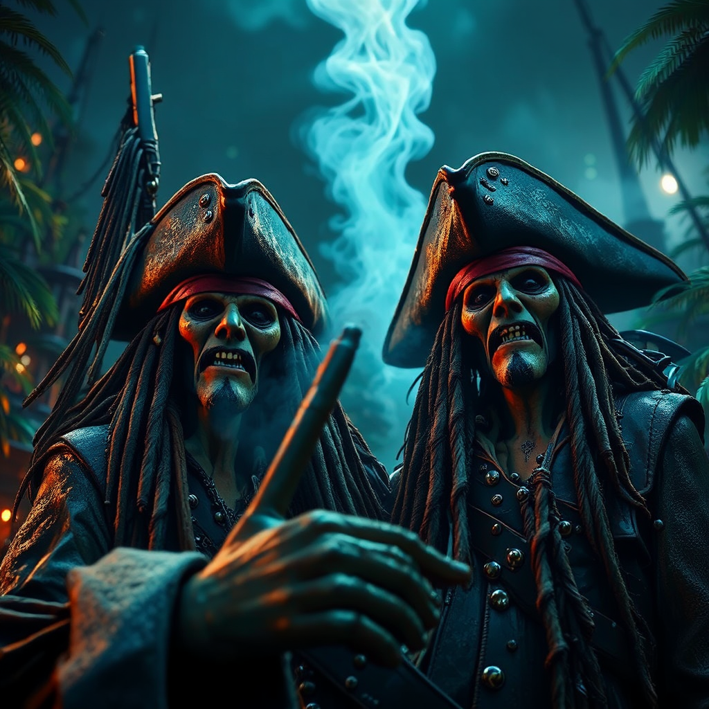 Pirates of Caribbean animatronics