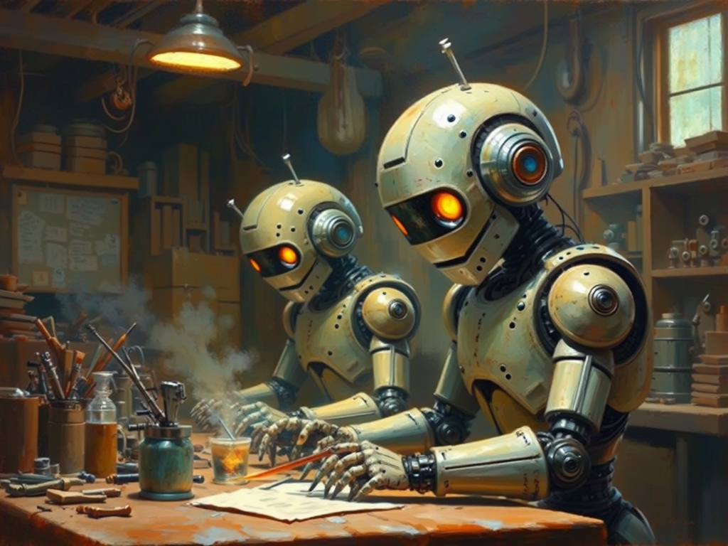 Robots manufacturing other mechanical