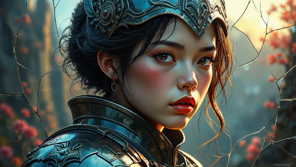 Hyperdetailed portrait of a