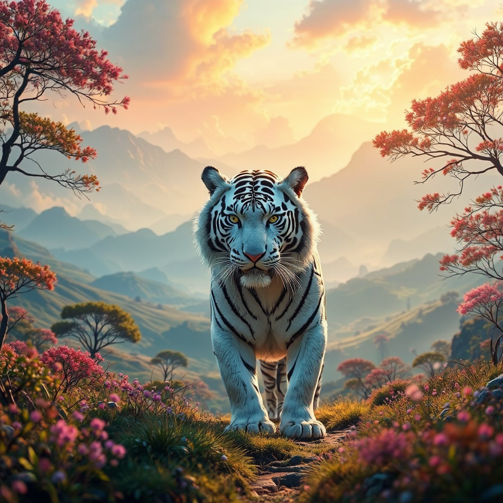 Beautiful landscape with a