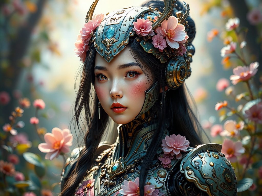 Stylized portrait of a