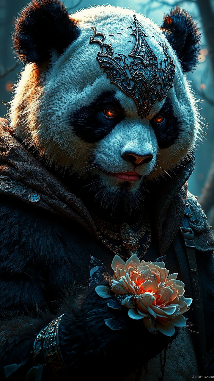 Highly detailed portrait of