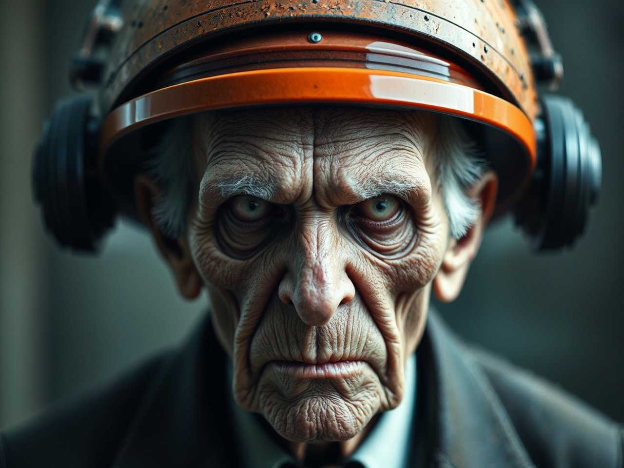 An elderly man with