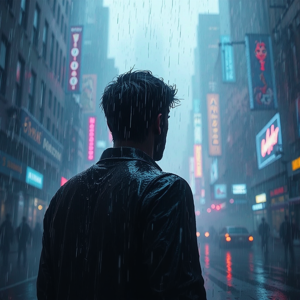 Man in NYC with