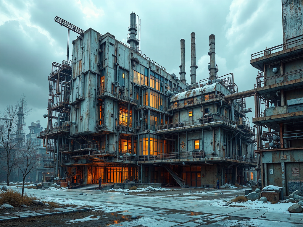 Industrial building with unique