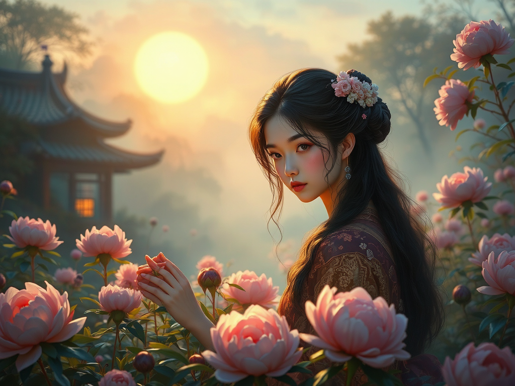 Beautiful woman in a