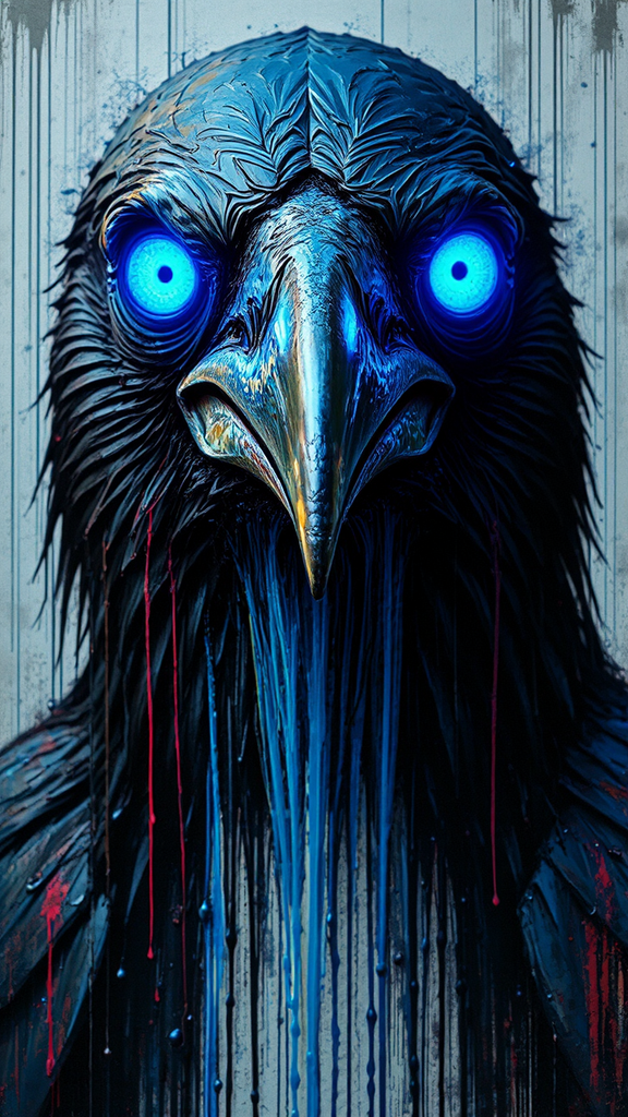 Portrait of an aggressive