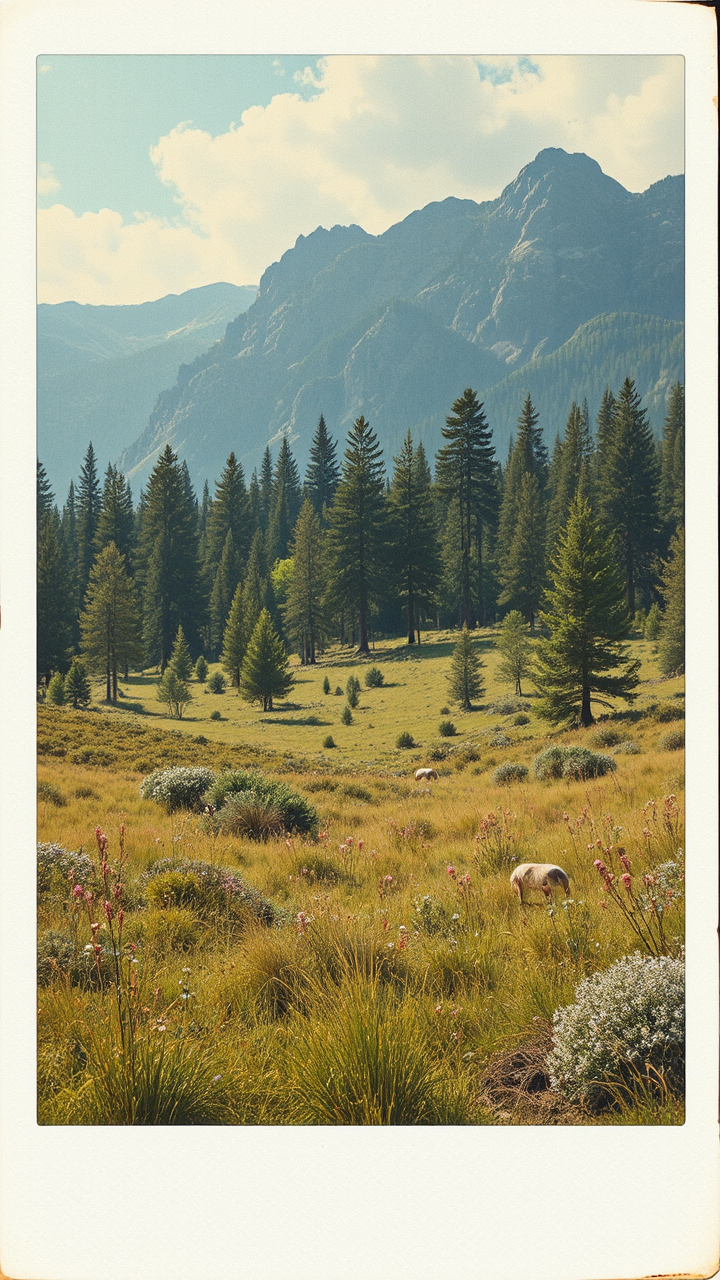 Beautiful high-detail landscape with