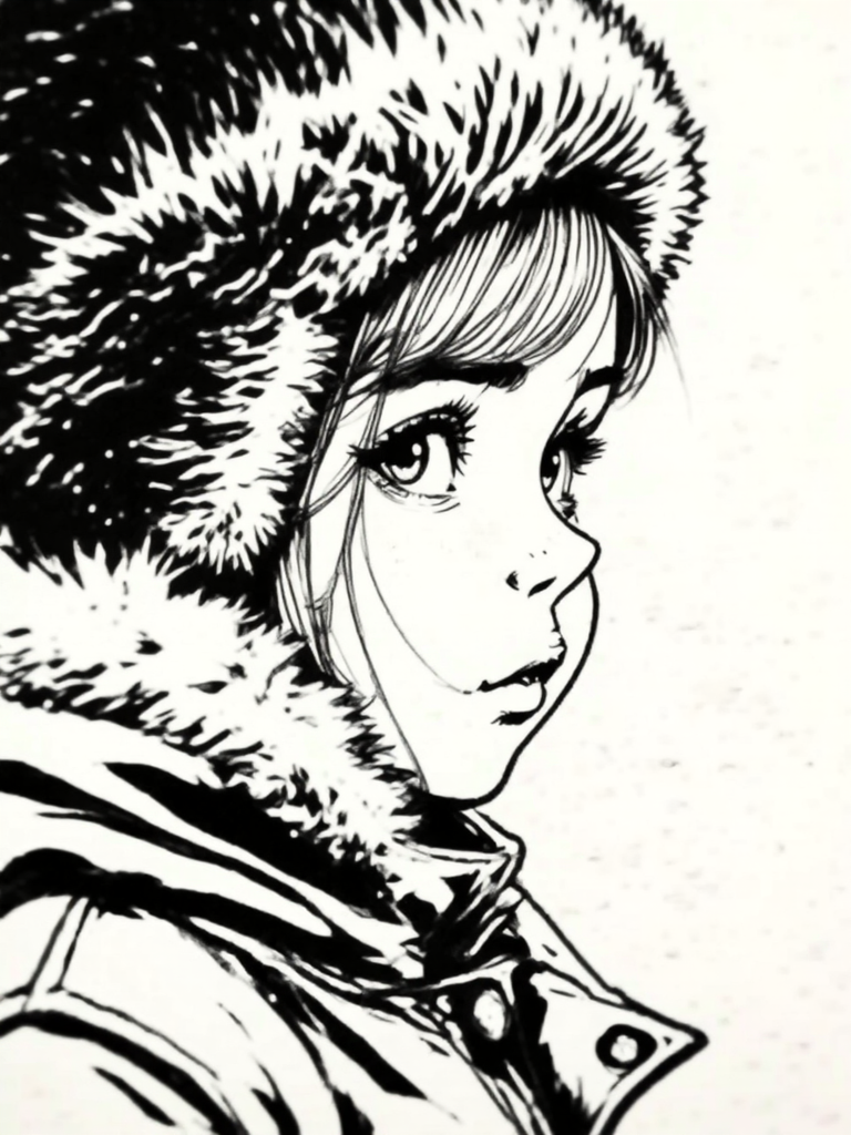 Black and white drawing