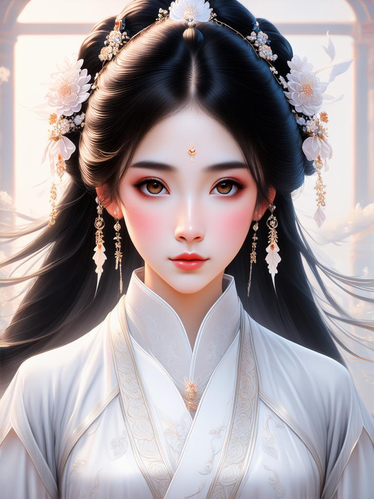 Beautiful young Asian female