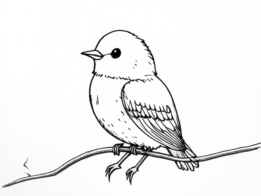 A simple bird illustration.