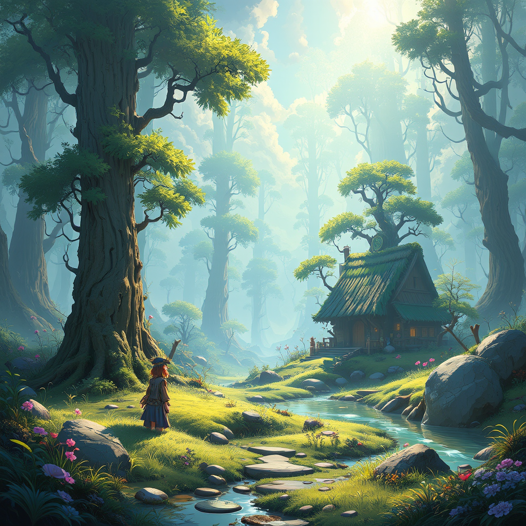 A fantasy swamp environment