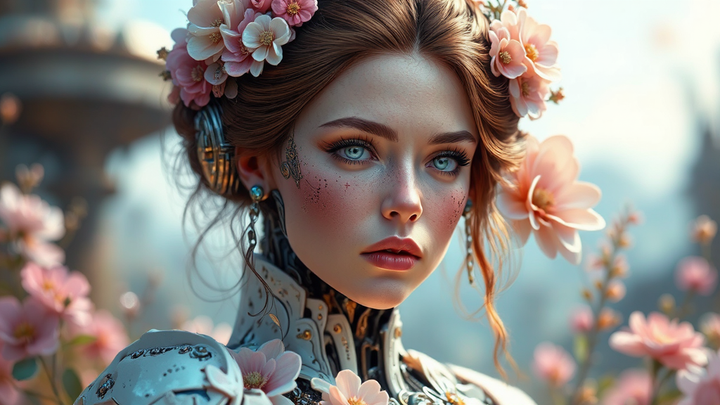 Leia in steampunk robot