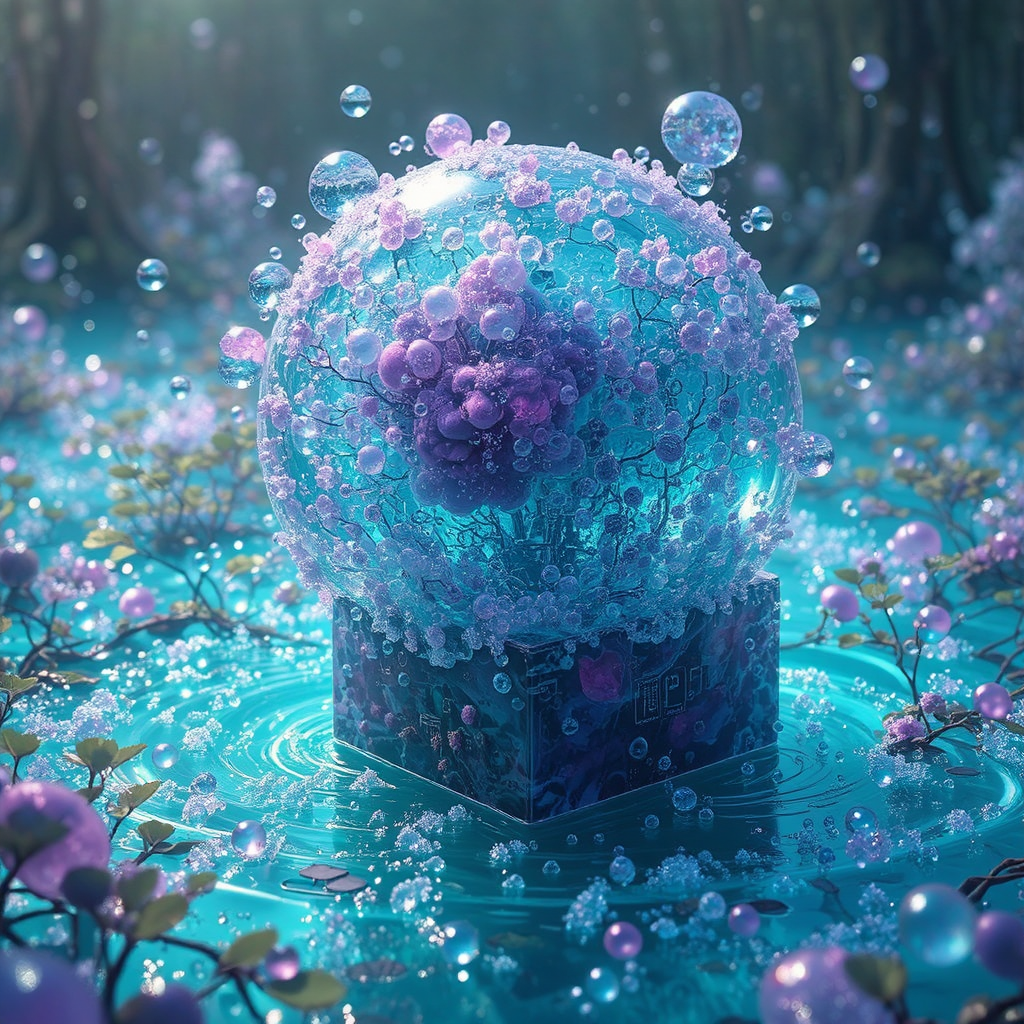 Epic sci-fi digital artwork