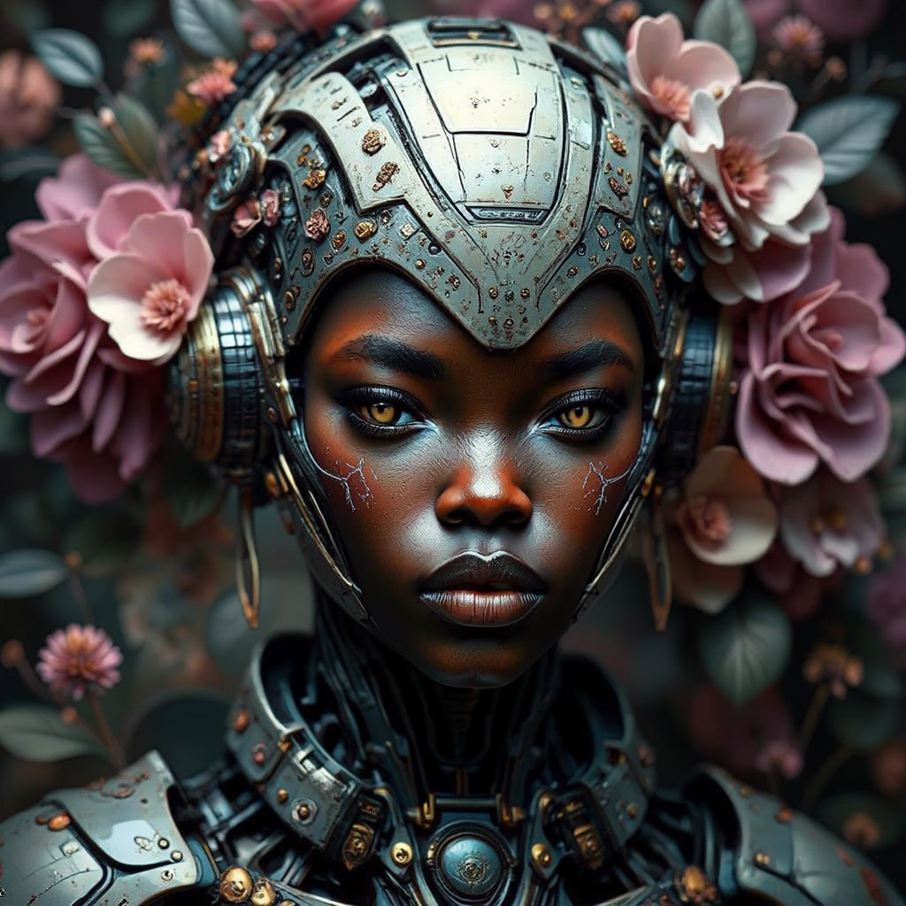 African robot in a