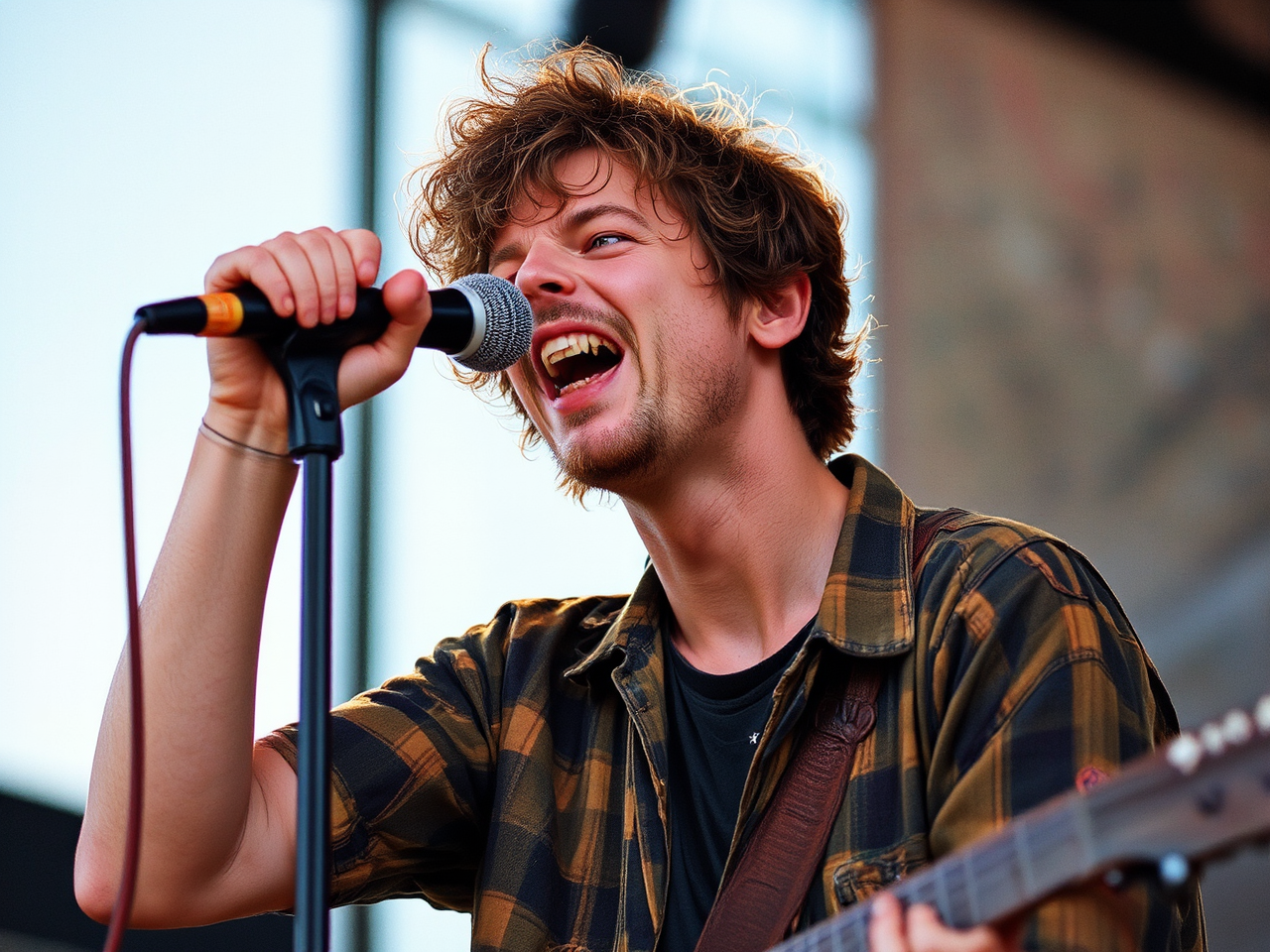 Indie musician in a