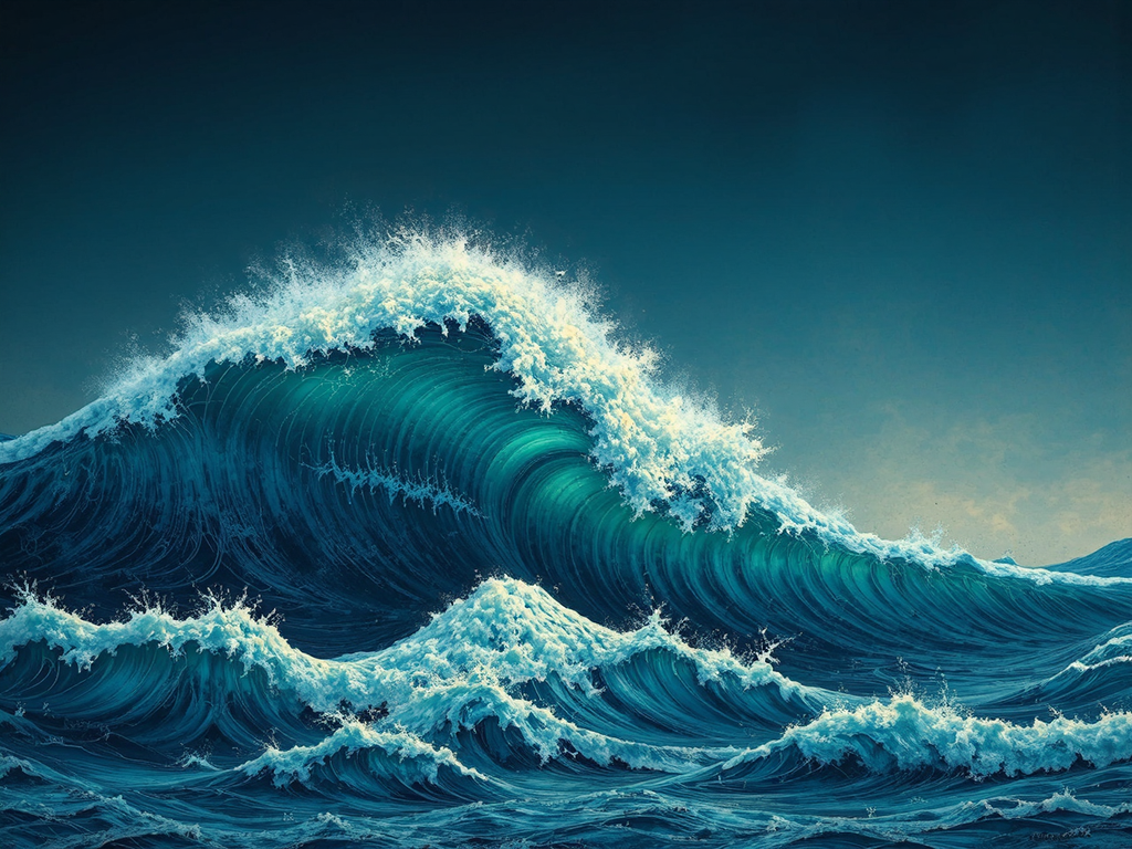 Large waves in stormy