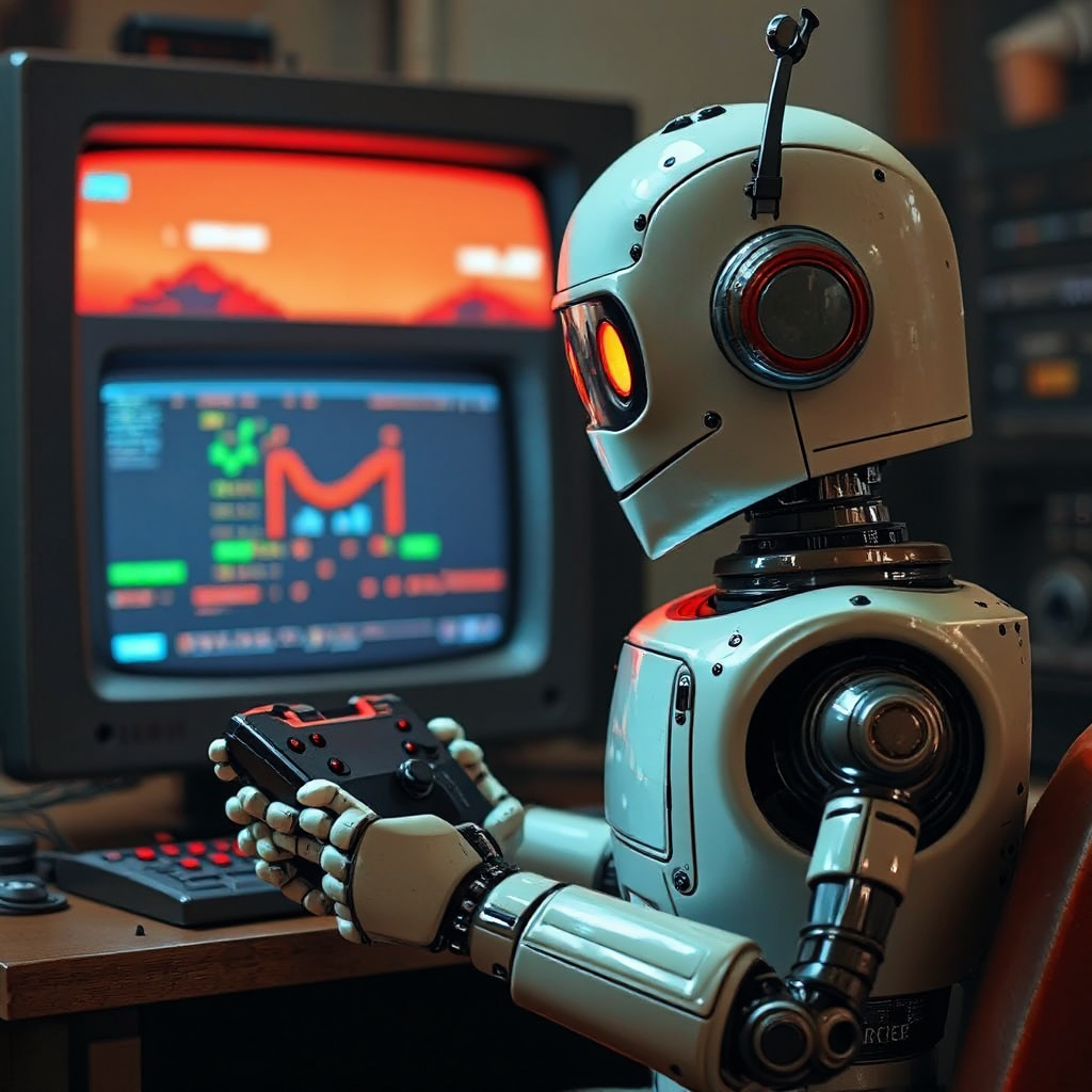 Robot codes on vintage