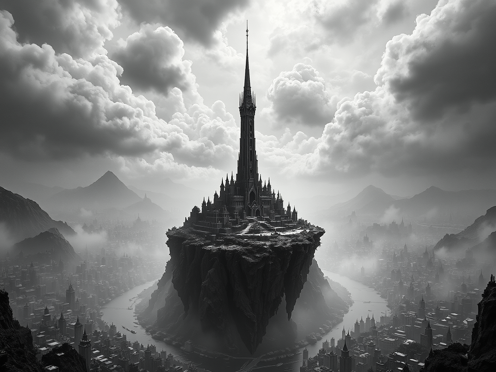 Isolated temple district of