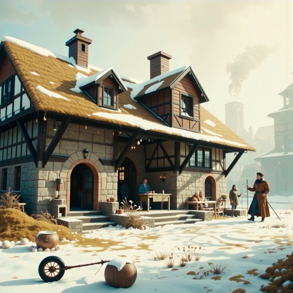 A Scandinavian winter palace