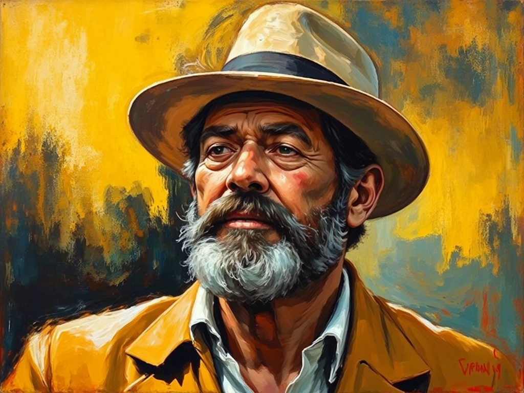 A portrait painting of