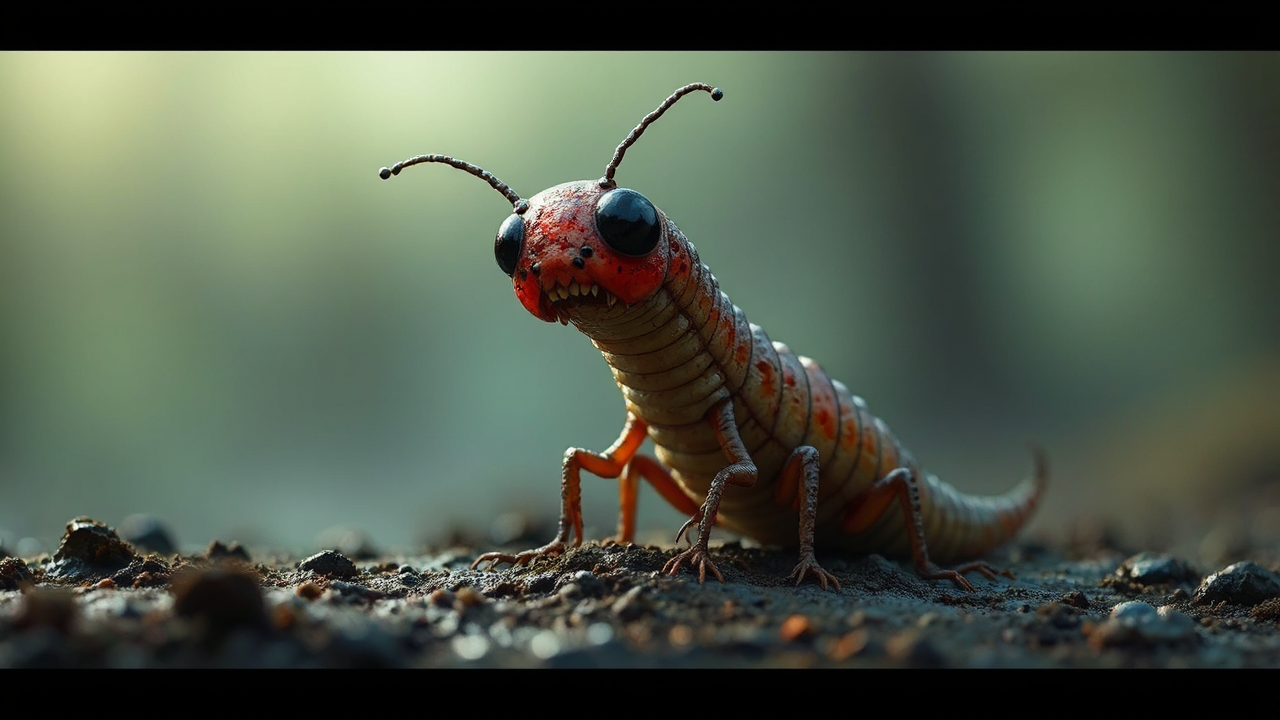 A maggot is gone.