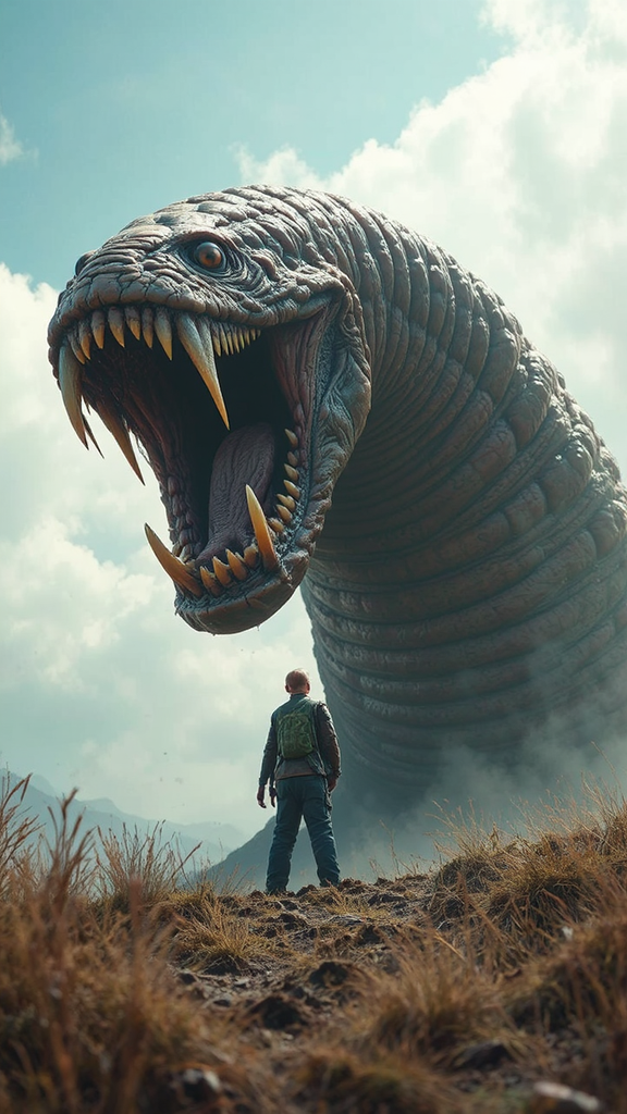 A large, realistic film-style