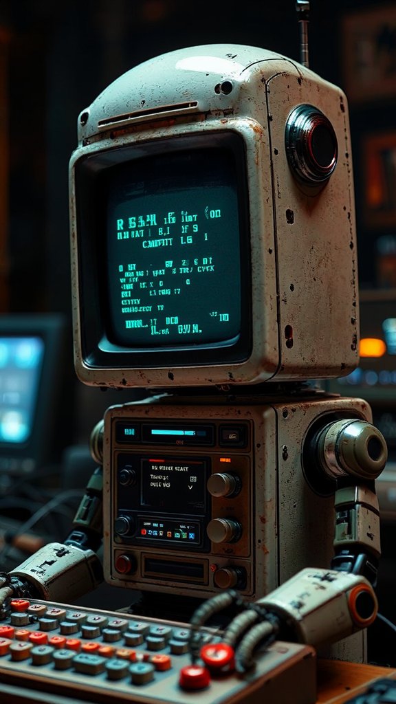 Robot codes next to