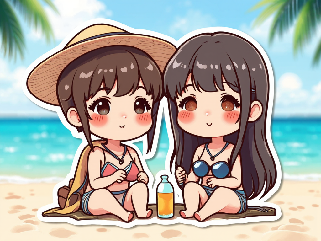 Two anime characters at