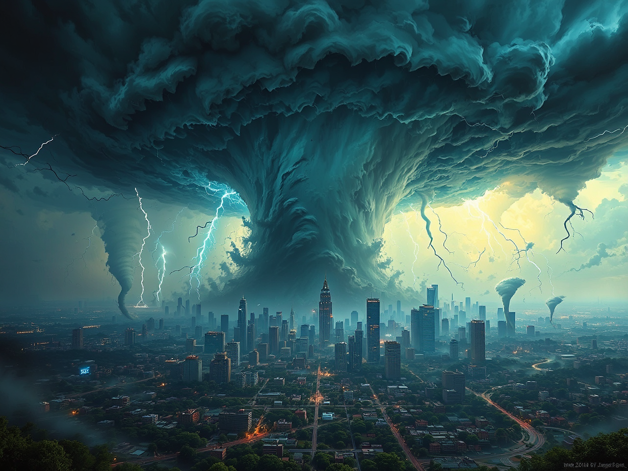 A city under a