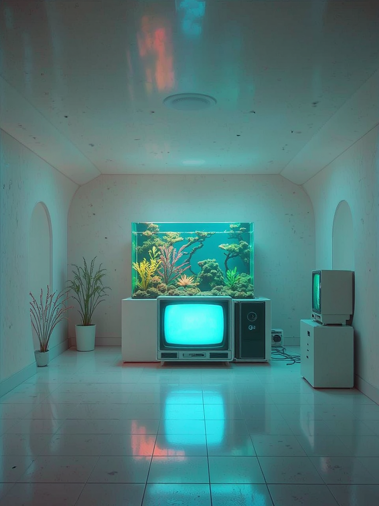 A futuristic underwater TV