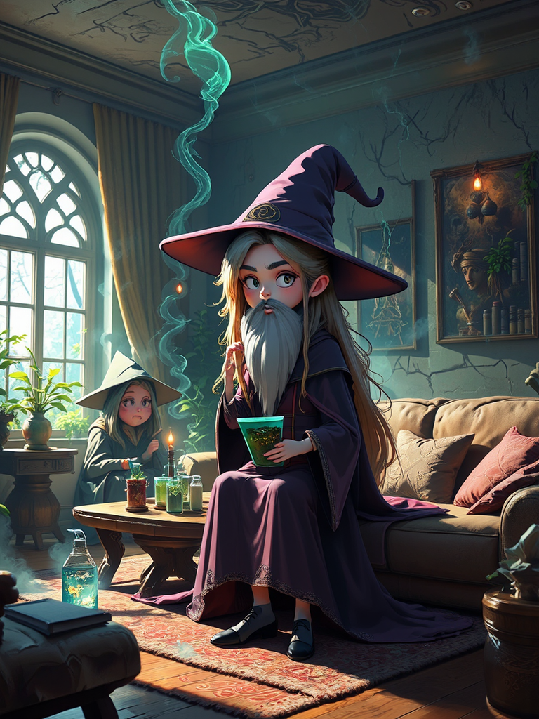 Wizards in a fantasy