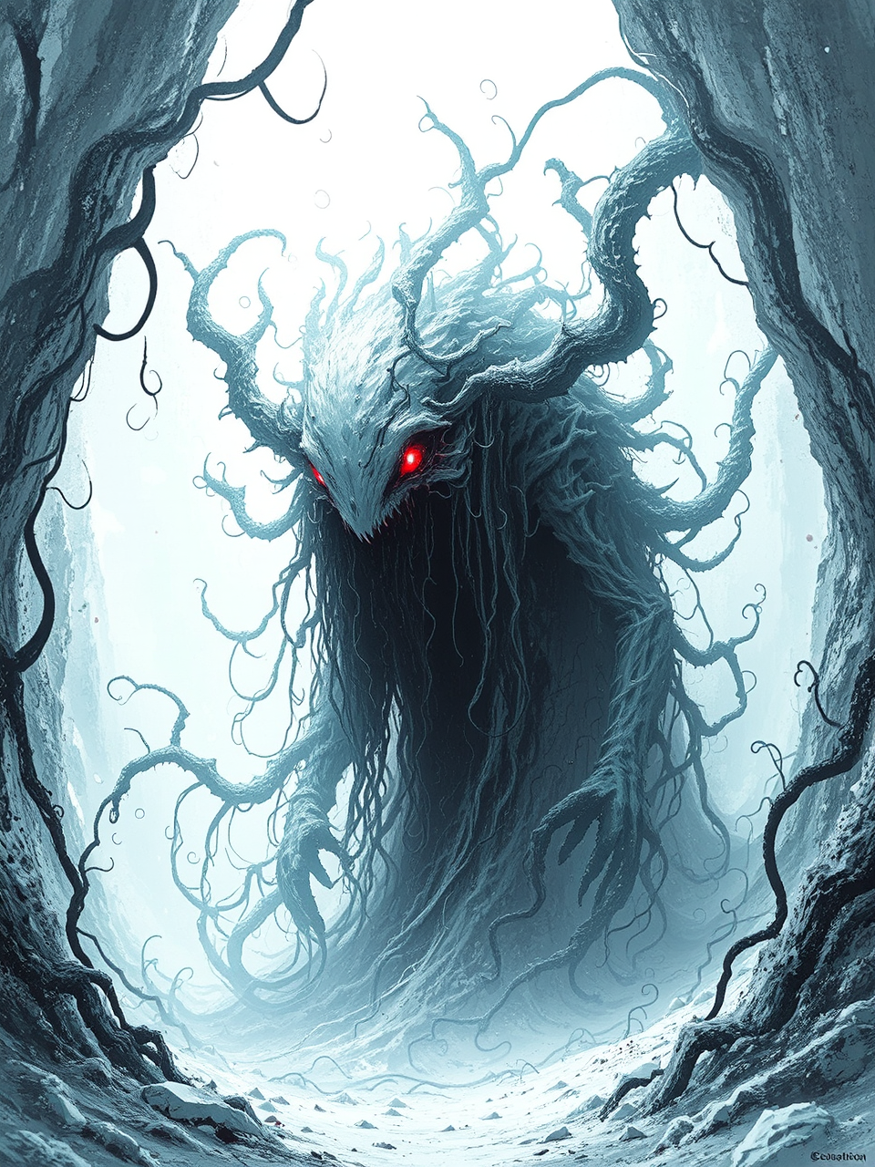 Void creature with dark