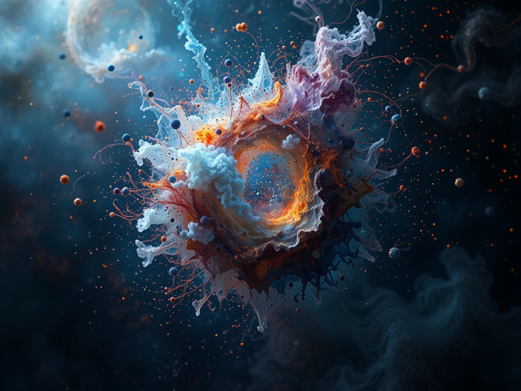 Cosmic material make up.