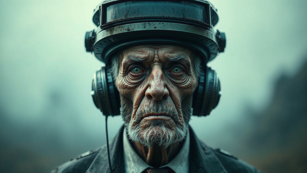 An old man with