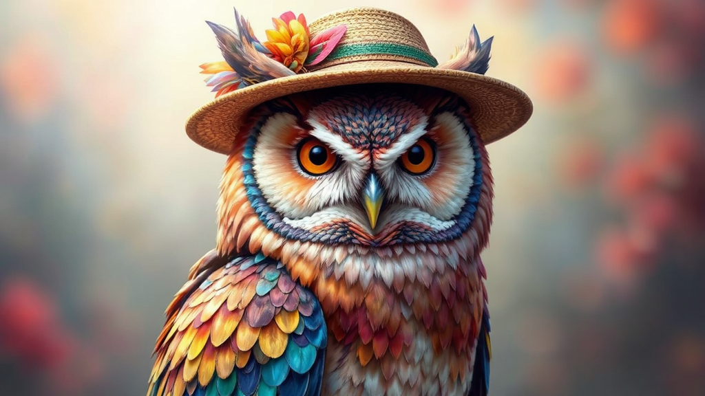 Japanese owl in a