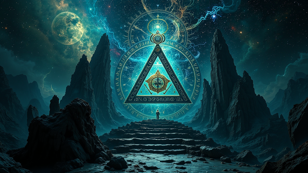 Ancient symbol with high