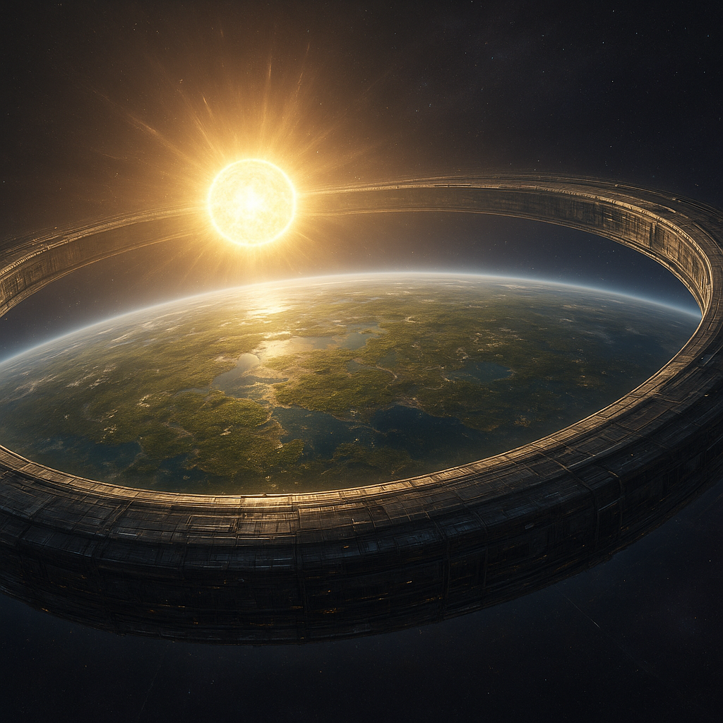 a ringworld around a star